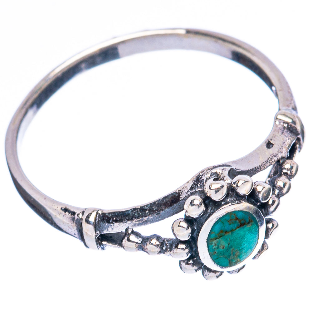 Rare Arizona Turquoise Ring Size 5.75 (925 Sterling Silver) R3353