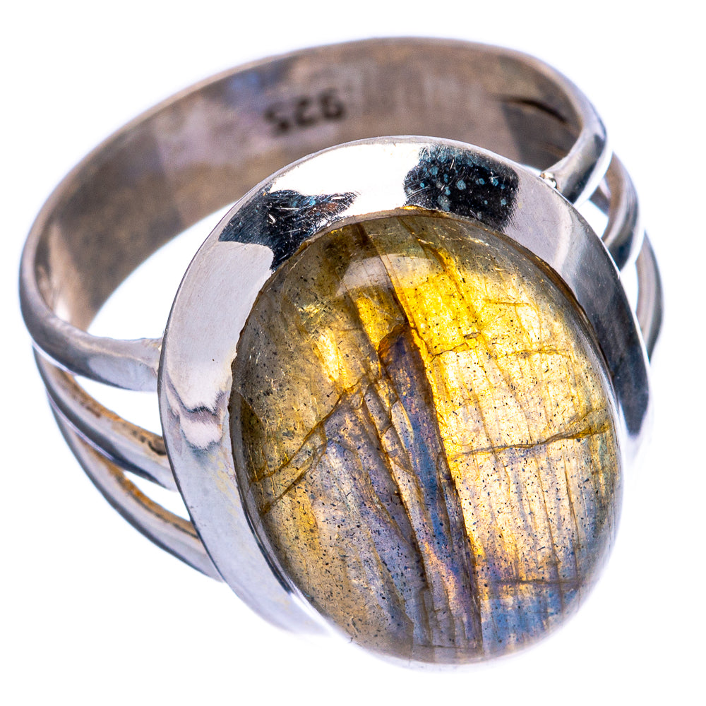 Labradorite Ring Size 8.5 (925 Sterling Silver) R146533