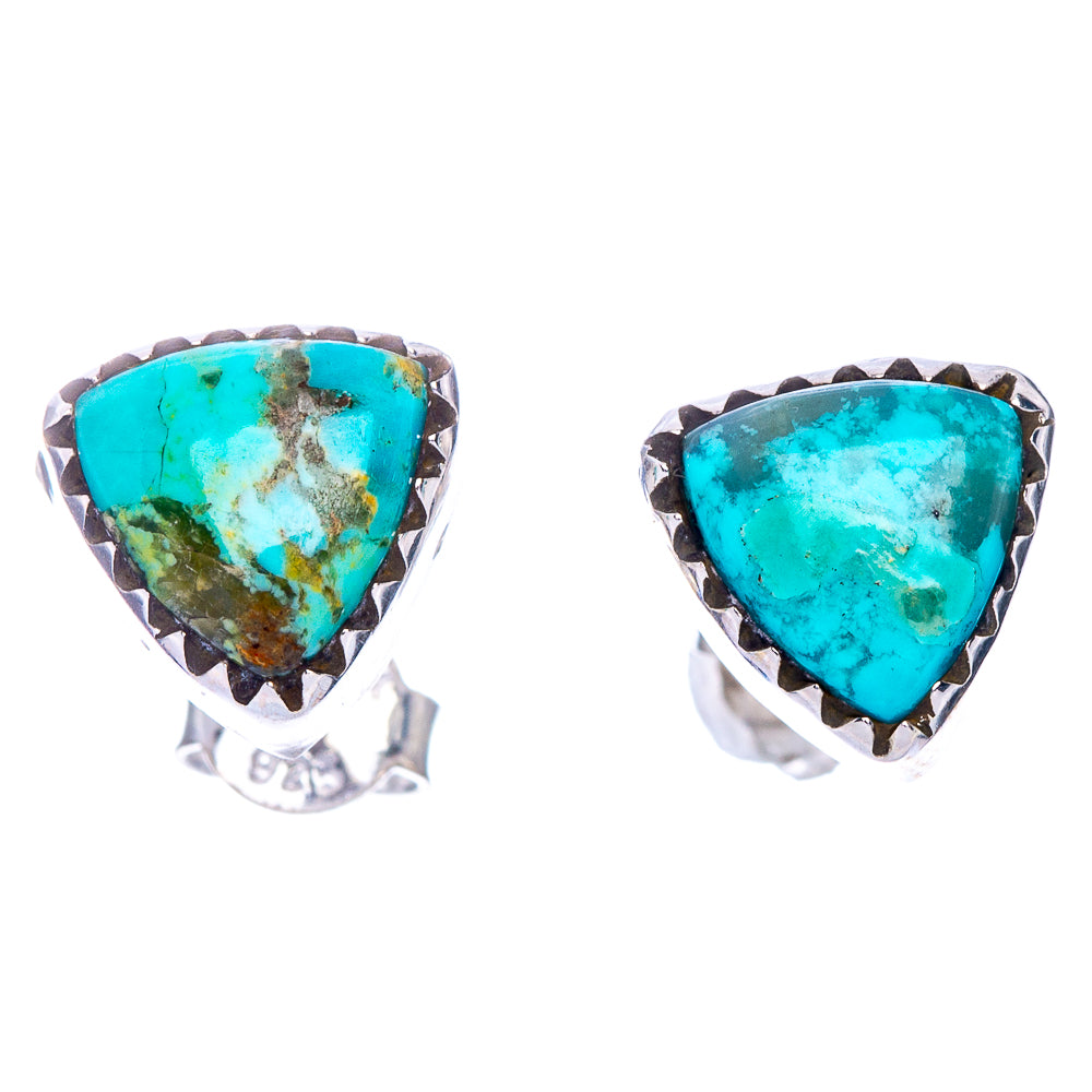 Chrysocolla Earrings 3/8" (925 Sterling Silver) E433479
