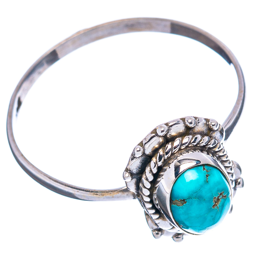 Sonoran South Hill Turquoise Dainty Ring Size 8.75 (.925 Sterling Silver)