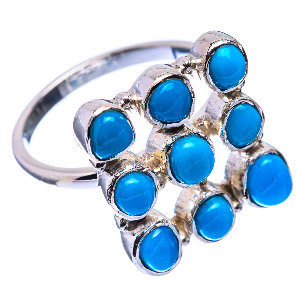 Premium Tibetan Turquoise Ring Size 7.25 (925 Sterling Silver) R141764