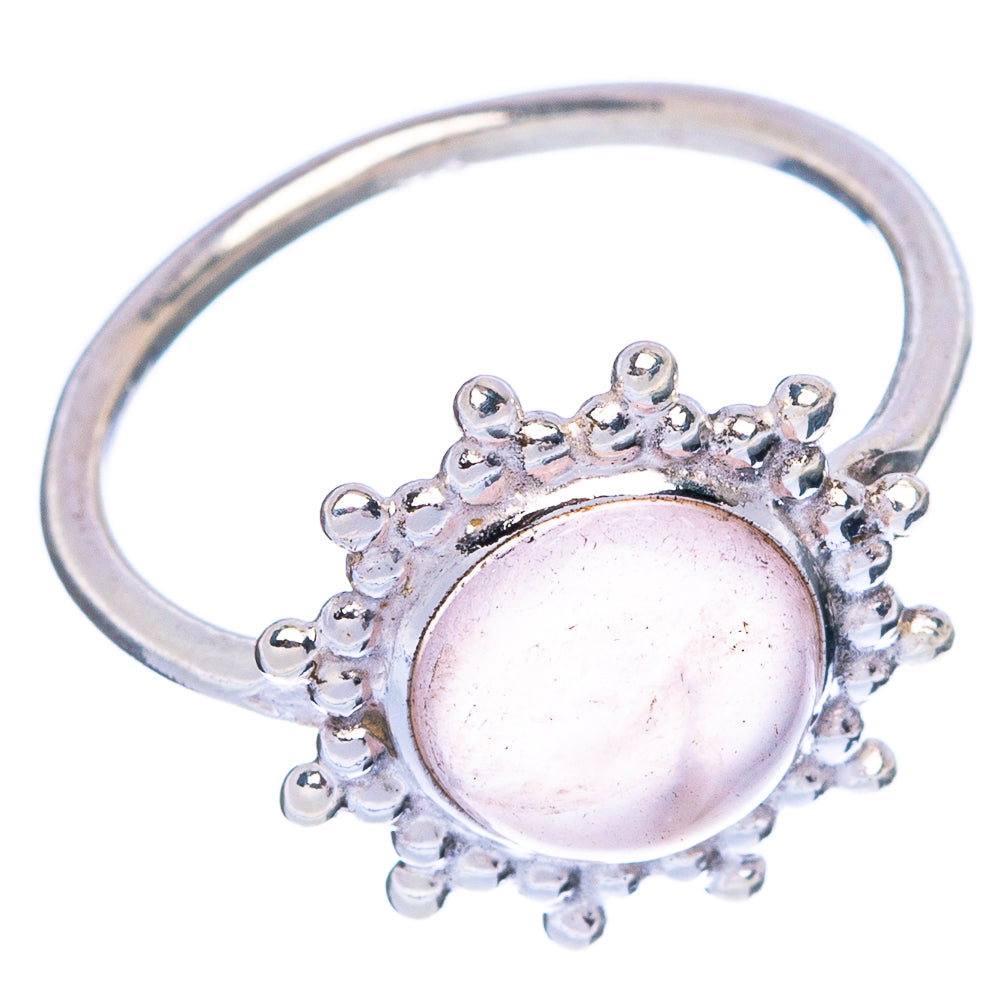 Rose Quartz Dainty Ring Size 5.25 (925 Sterling Silver) R146997