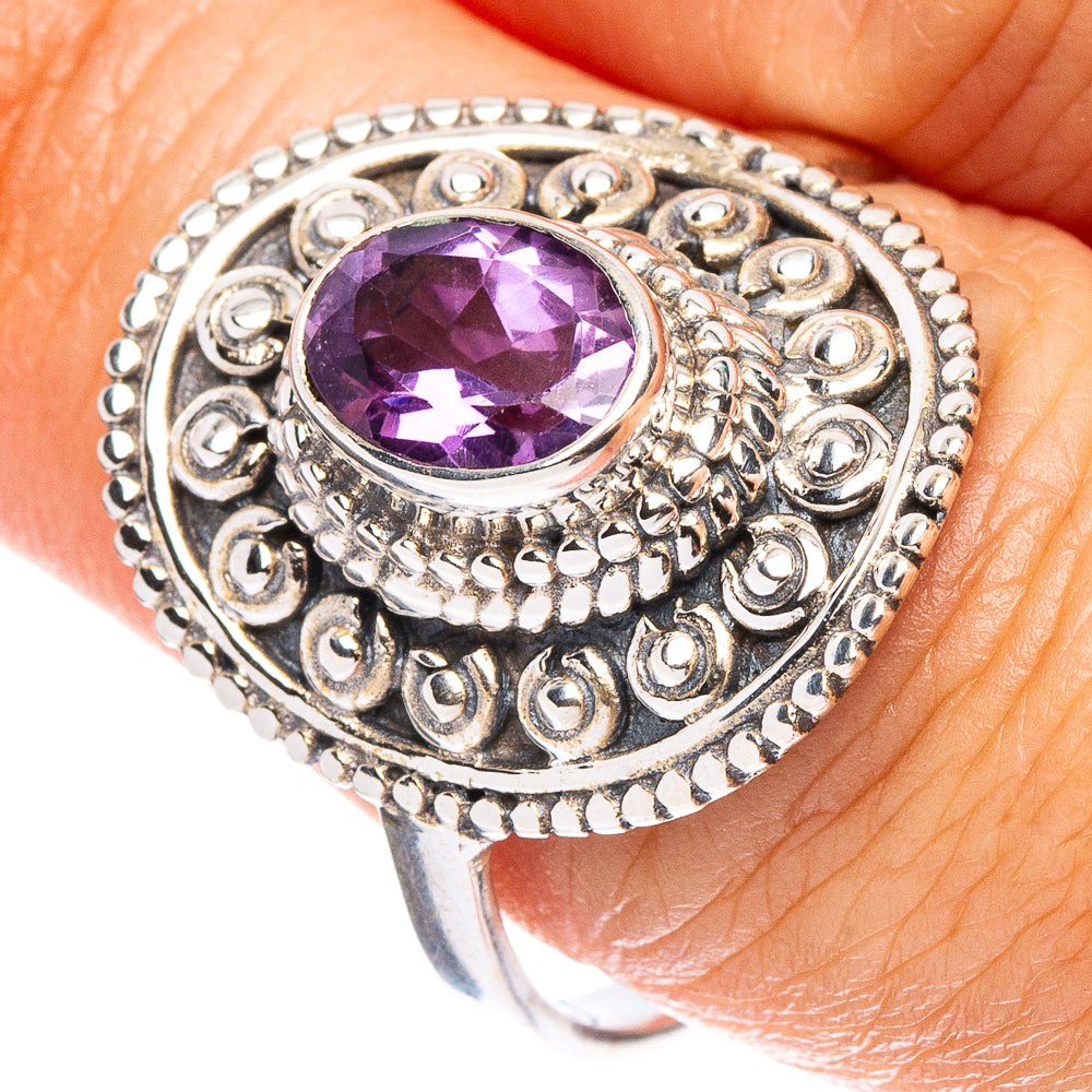 Amethyst Ring Size 9 (925 Sterling Silver) R7967