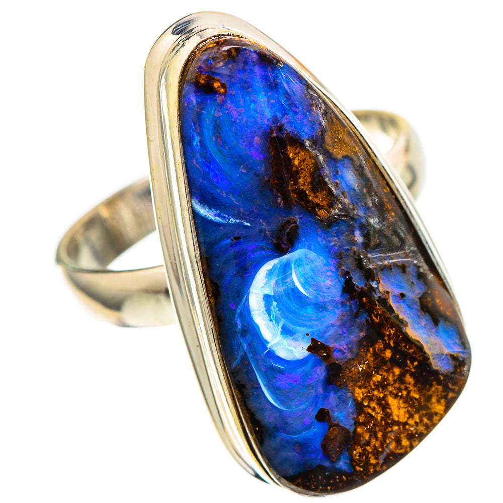 Boulder Opal Ring Size 8.75 (925 Sterling Silver) RING137826