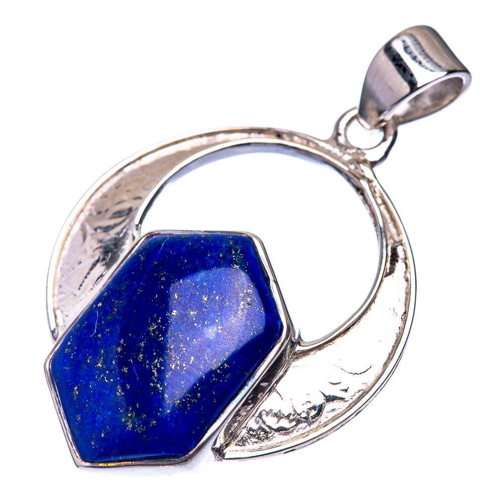 Premium Signature Lapis Lazuli Pendant 1 1/2" (925 Sterling Silver) P38748