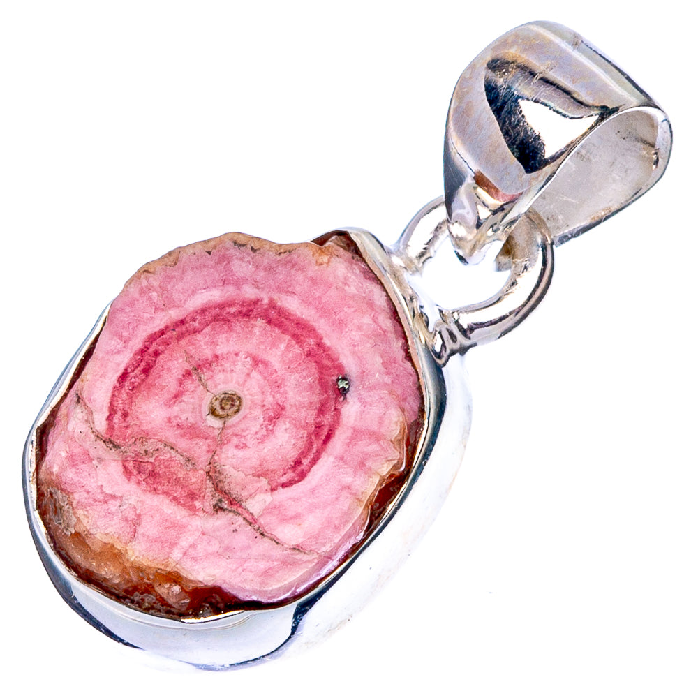Rare Rhodochrosite Stalactite Pendant 7/8" (925 Sterling Silver) P42975