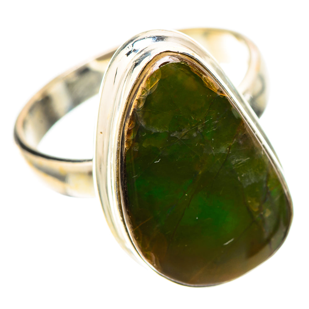 Canadian Ammolite Ring Size 7.25 (925 Sterling Silver) RING139806