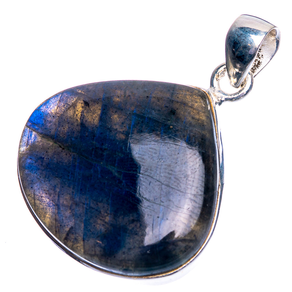 Labradorite Pendant 1 1/2" (925 Sterling Silver) P39155