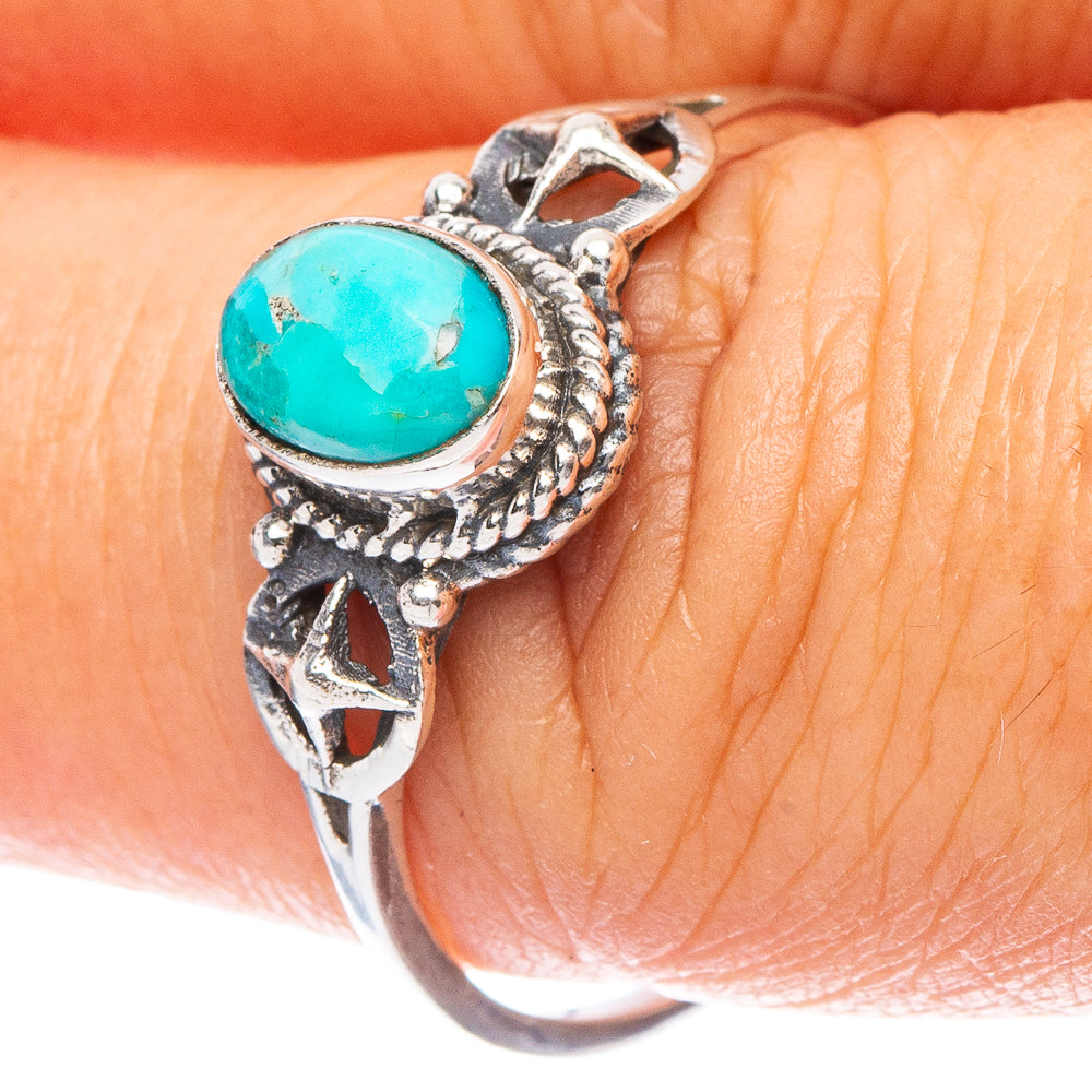 Value Arizona Turquoise Ring Size 9.75 (925 Sterling Silver) R7304
