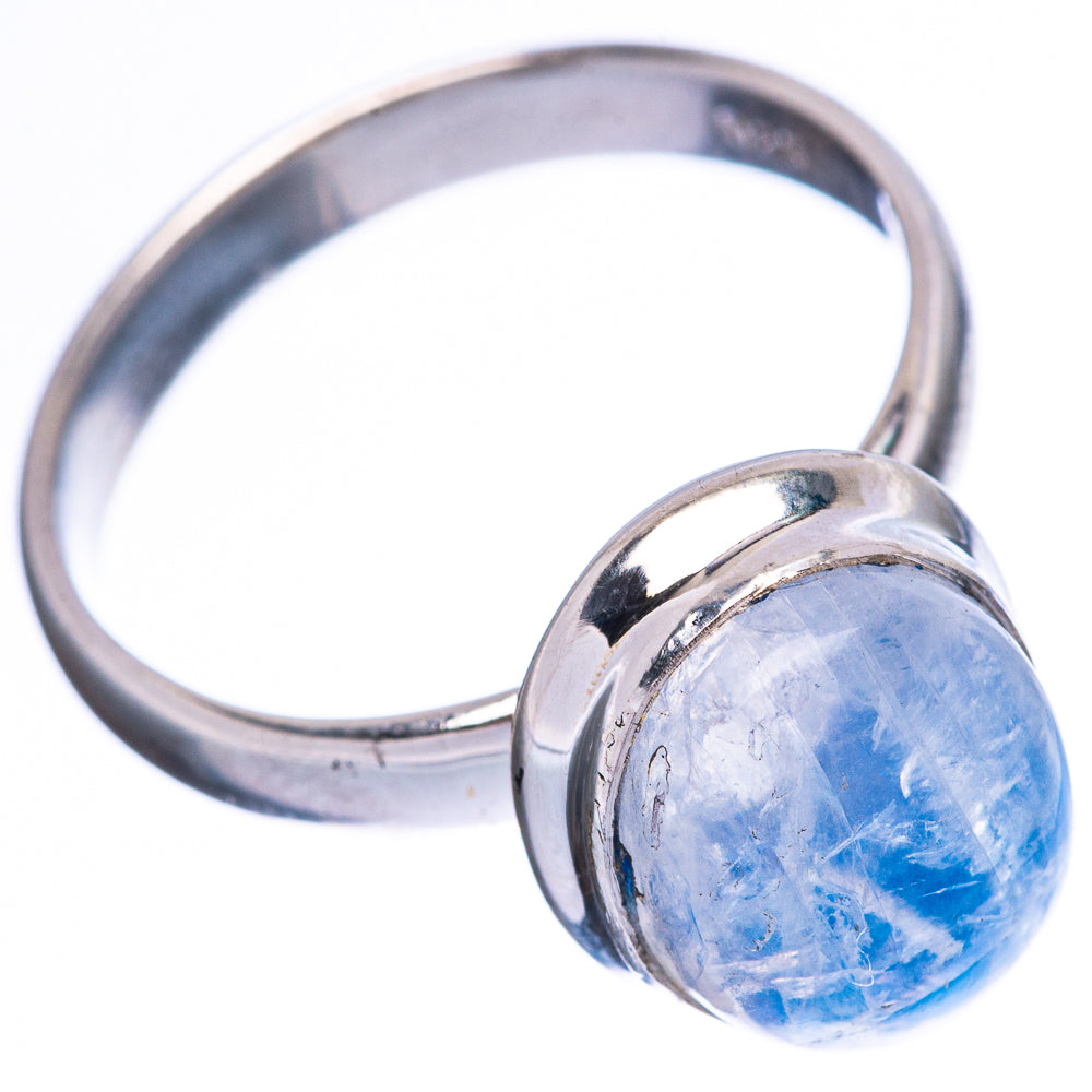 Rainbow Moonstone Ring Size 7.25 (925 Sterling Silver) R3777