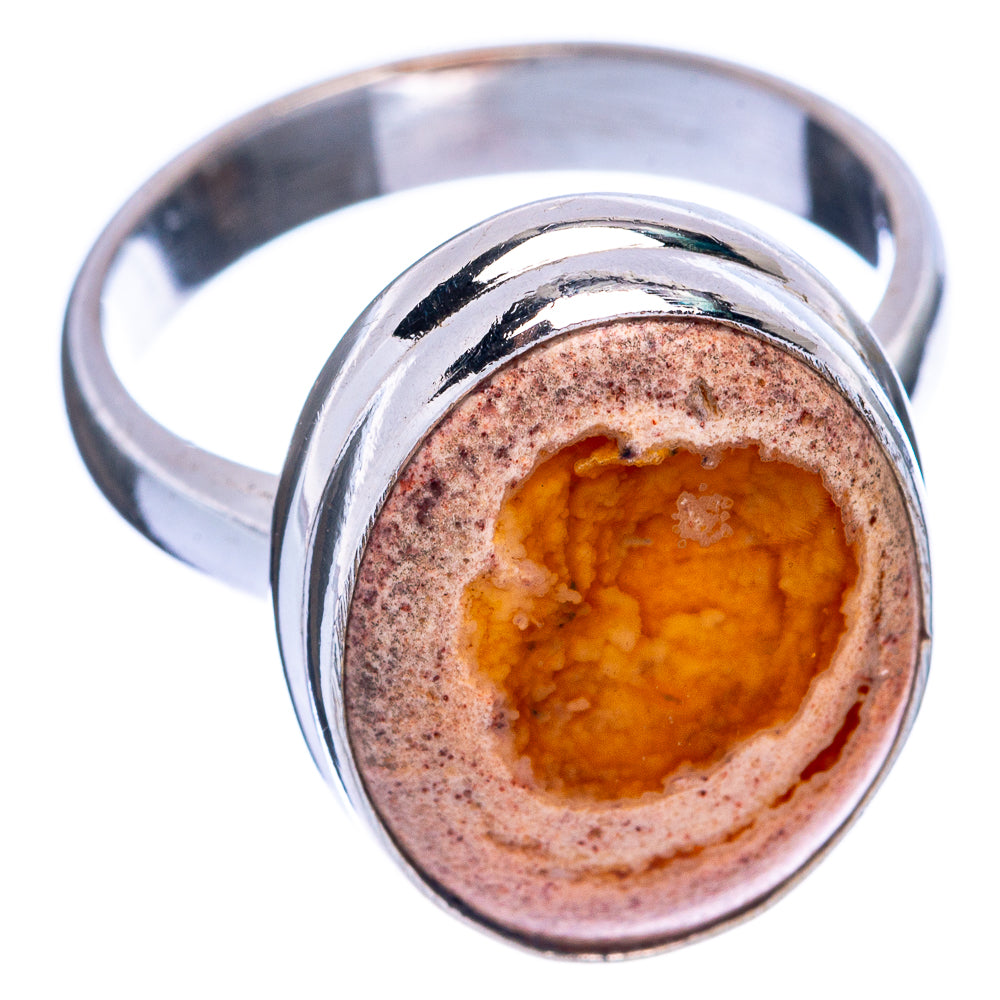 Rare Mexican Fire Opal Ring Size 6.5 (925 Sterling Silver) R145581