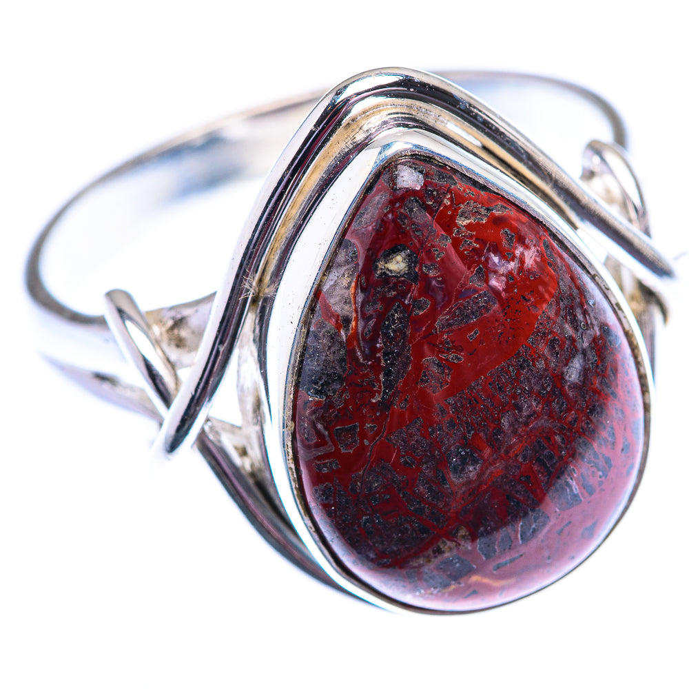 Bloodstone 925 Sterling Silver Ring Size 11 (925 Sterling Silver) RING140351