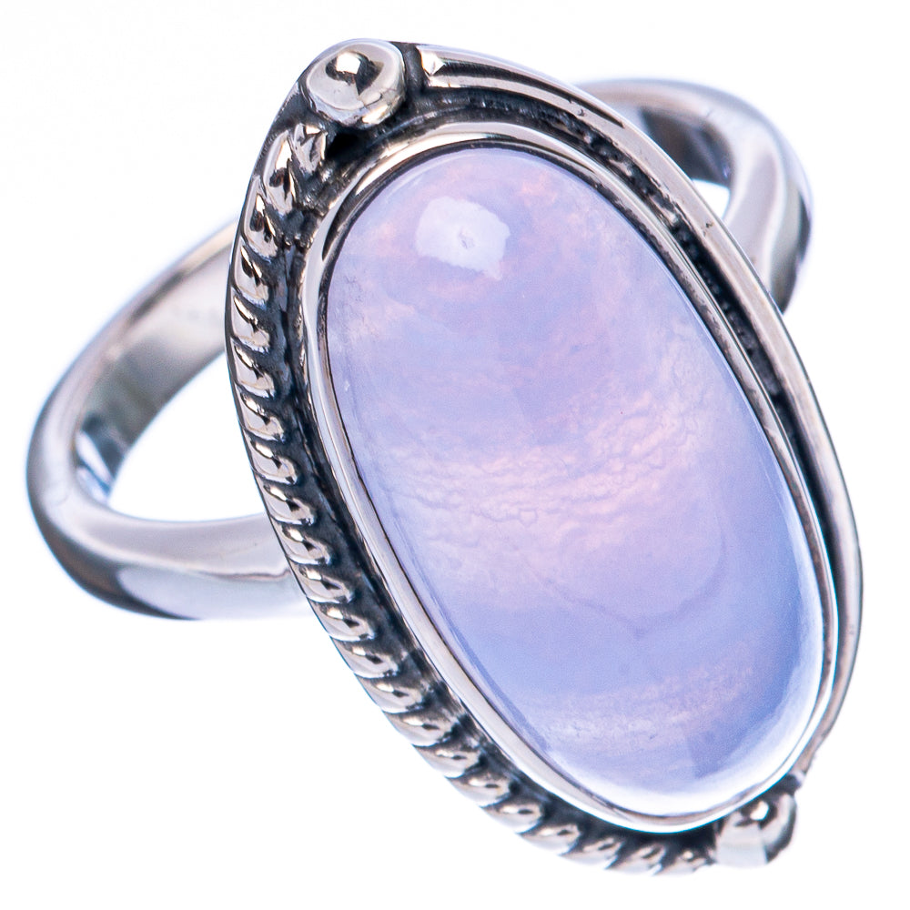 Premium Blue Lace Agate 925 Sterling Silver Ring Size 5.75 Ana Co R3523