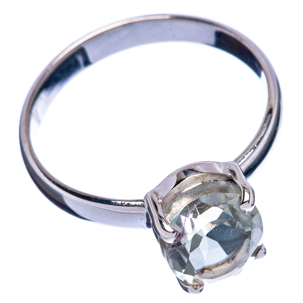 Green Amethyst Ring Size 8.75 (925 Sterling Silver) R146408