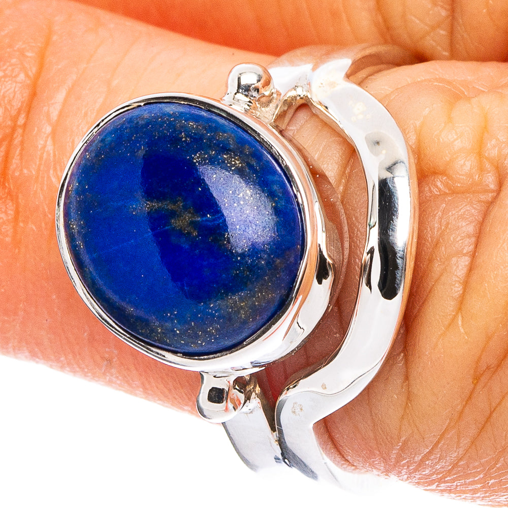 Lapis Lazuli 925 Sterling Silver Premium Ring Size 6.75 (925 Sterling Silver) R6468
