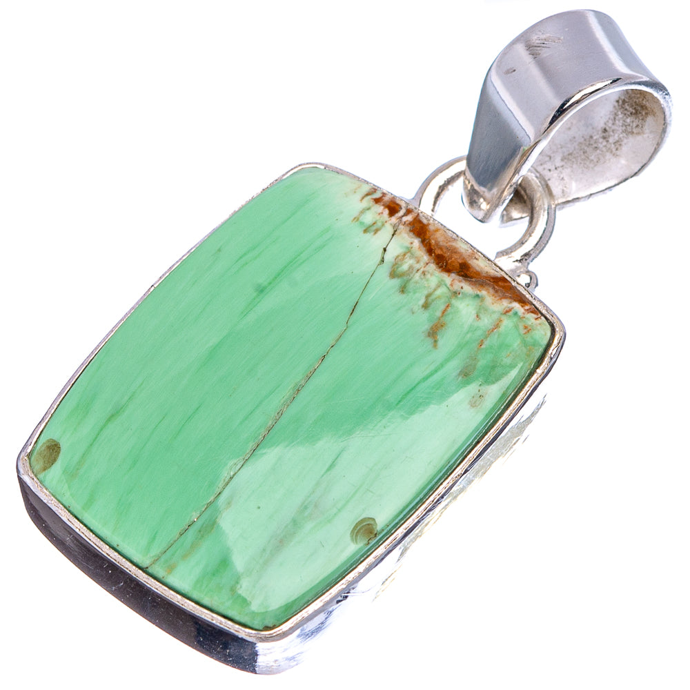 Variscite Pendant 1 3/8" (.925 Sterling Silver)