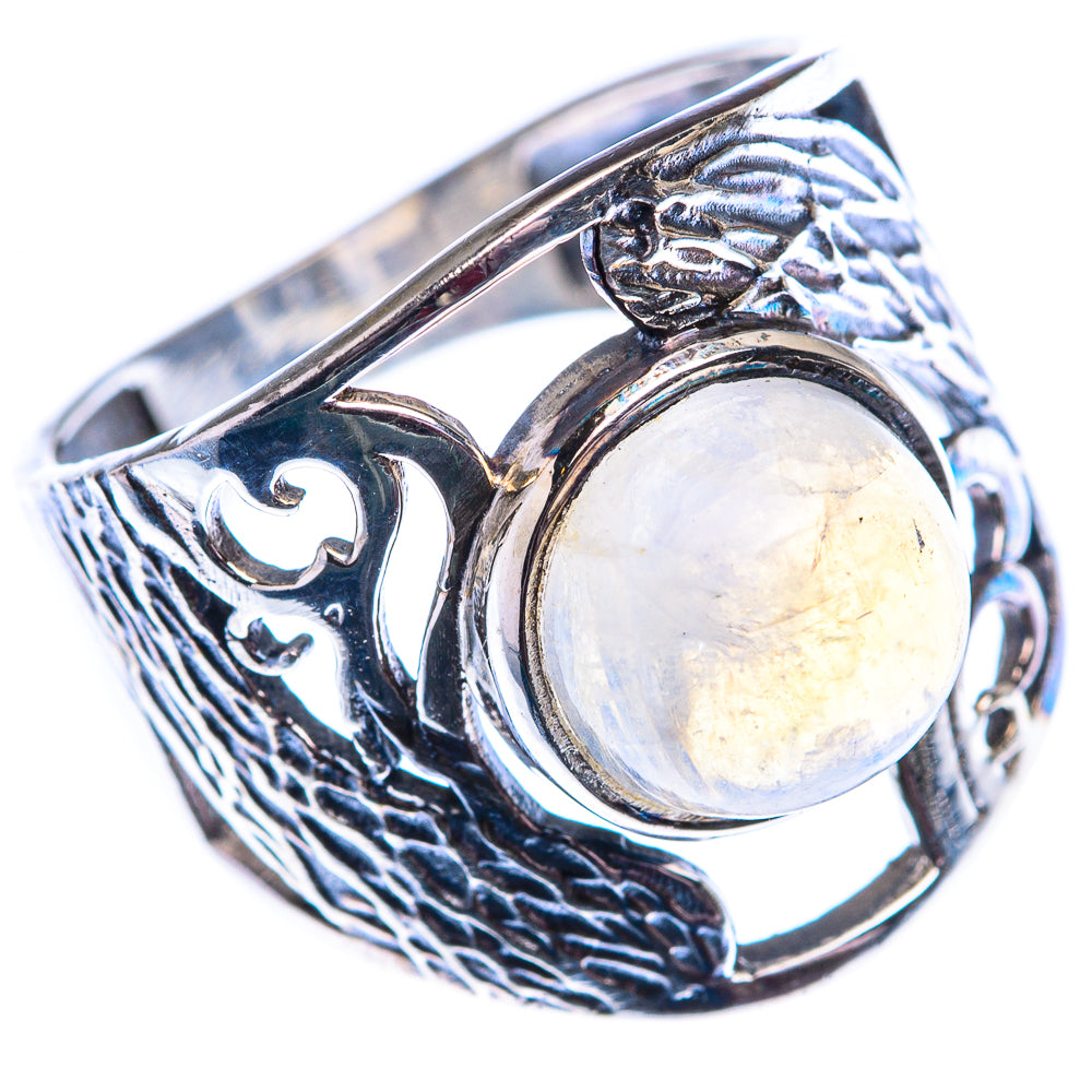 Rainbow Moonstone 925 Sterling Silver Ring Size 7 (925 Sterling Silver) RING140360