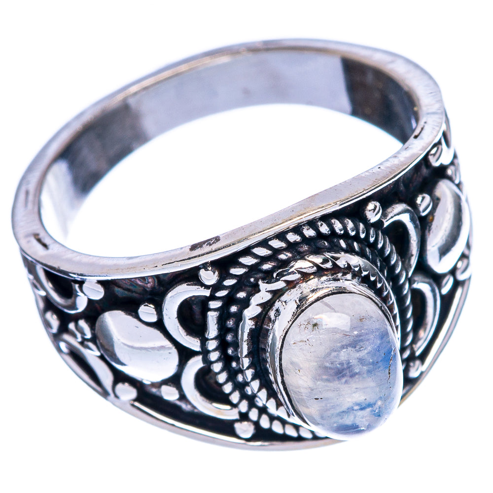 Rainbow Moonstone Ring Size 6 (925 Sterling Silver) R146396