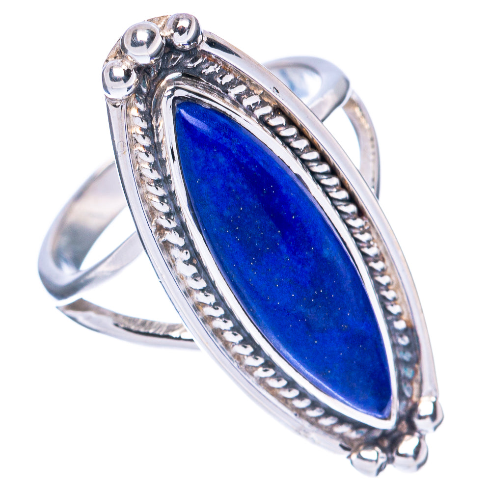 Premium Lapis Lazuli Ring Size 6.25 (925 Sterling Silver) R2604