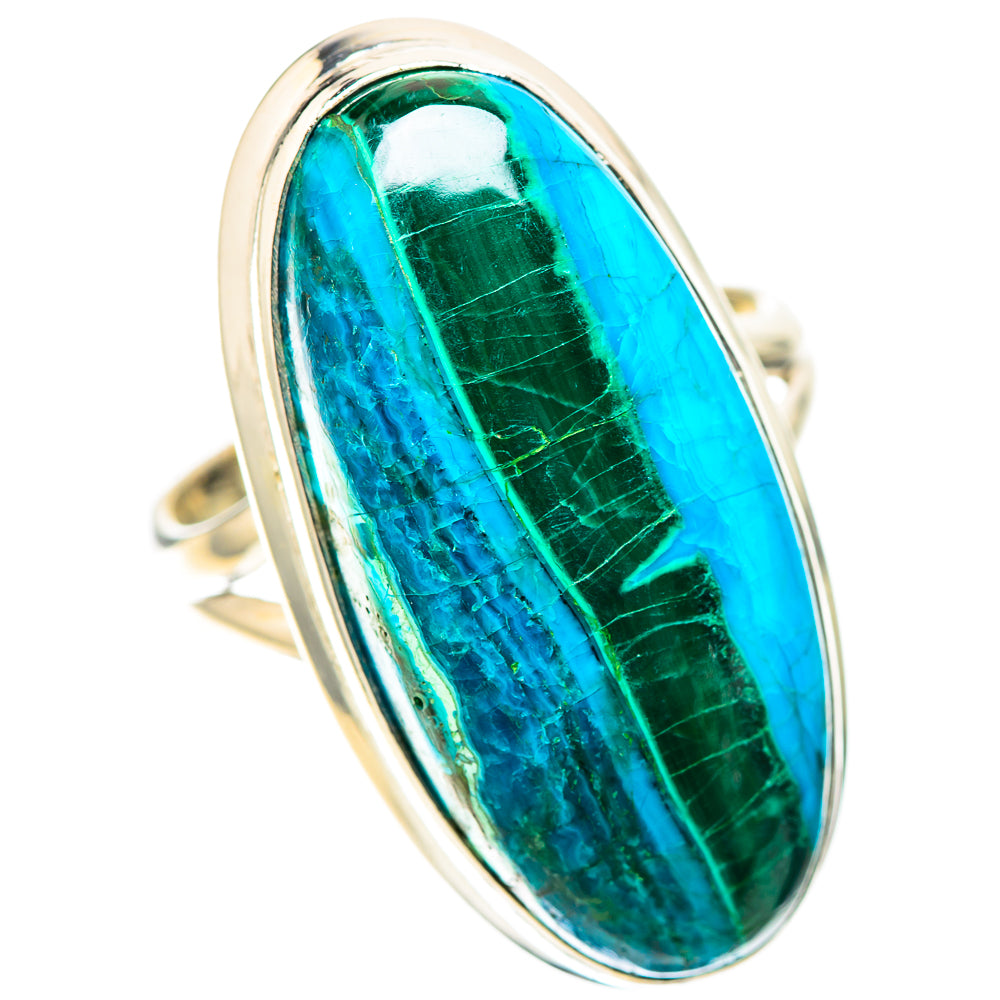 Large Chrysocolla Ring Size 10 (925 Sterling Silver) RING138623