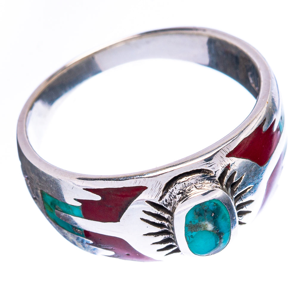 Rare Arizona Turquoise Ring Size 6.75 (925 Sterling Silver) R2330