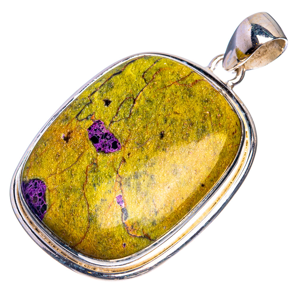 Atlantisite 925 Sterling Silver Pendant 1 5/8"