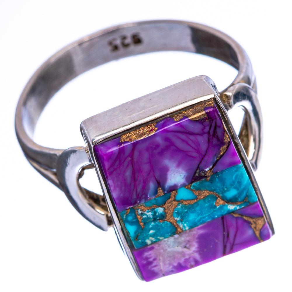 Spiny Oyster Turquoise Ring Size 8.25 (925 Sterling Silver) R146507