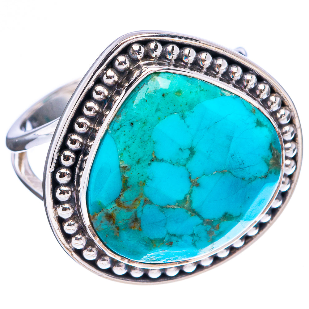 Premium Turquoise Ring Size 5.75 (.925 Sterling Silver)