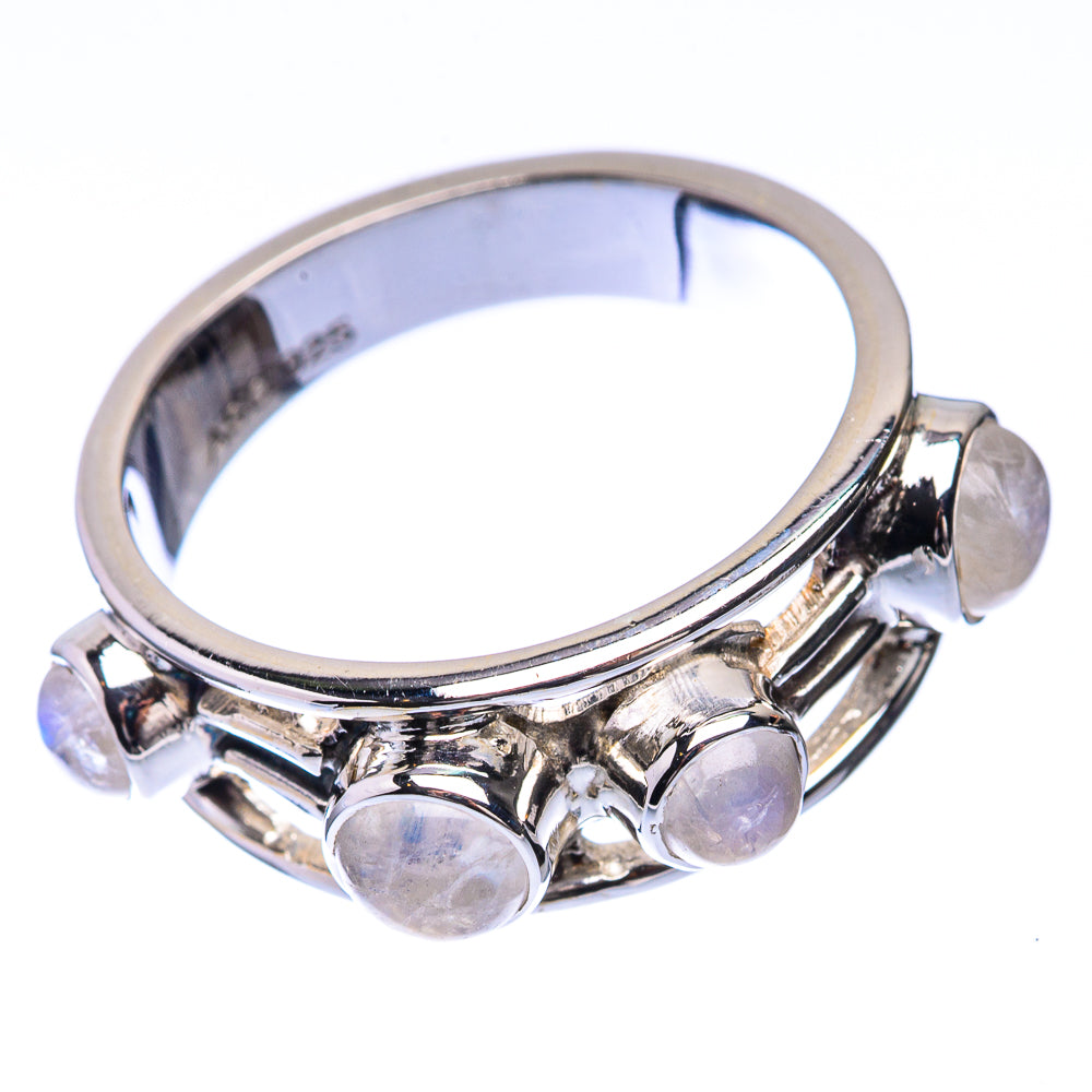 Premium Rainbow Moonstone Ring Size 9 (925 Sterling Silver) R141807