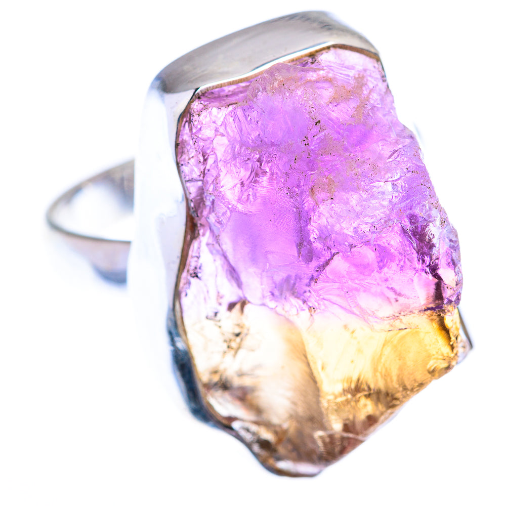 Raw Ametrine 925 Sterling Silver Ring Size 8 (925 Sterling Silver) RING140357