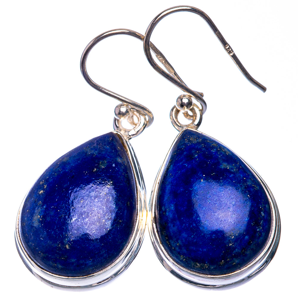 Lapis Lazuli Earrings 1 3/8" (925 Sterling Silver) E432594