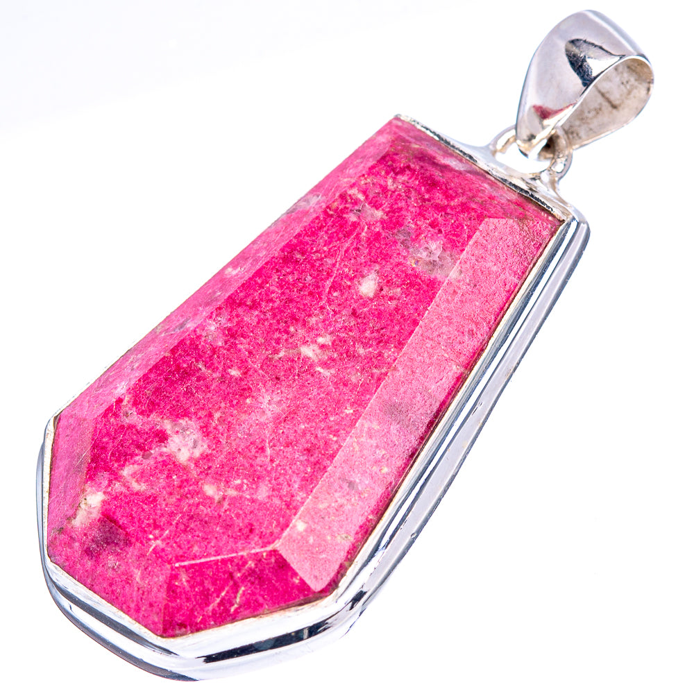 Thulite Pendant 1 3/4" (.925 Sterling Silver)