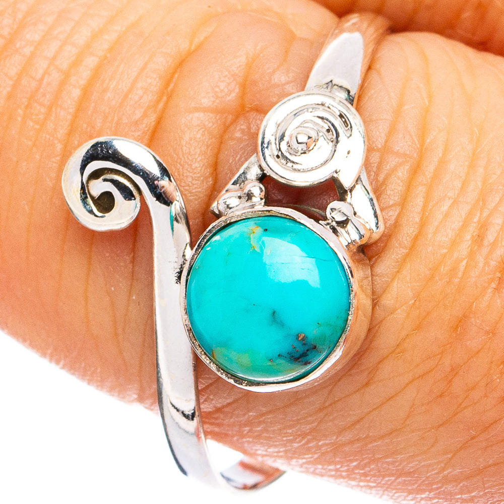 Mohave Turquoise Ring Size 9.25 (925 Sterling Silver) R8251