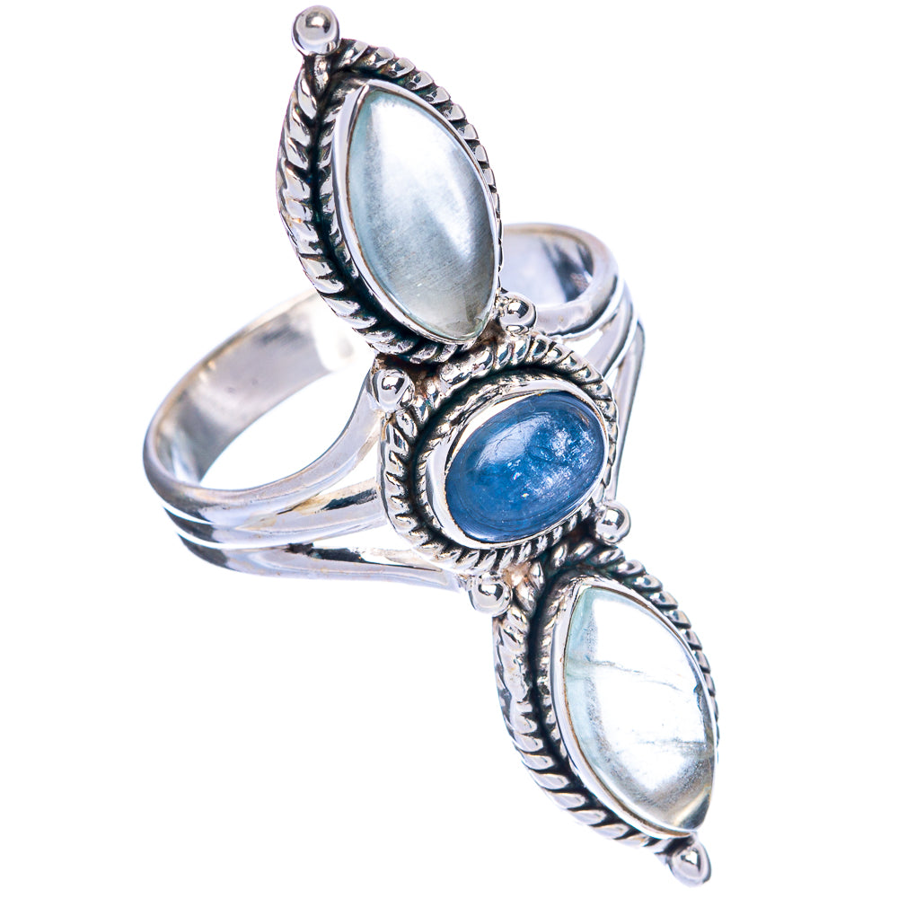 Large Kyanite, Aquamarine Ring Size 11 (925 Sterling Silver) R144509