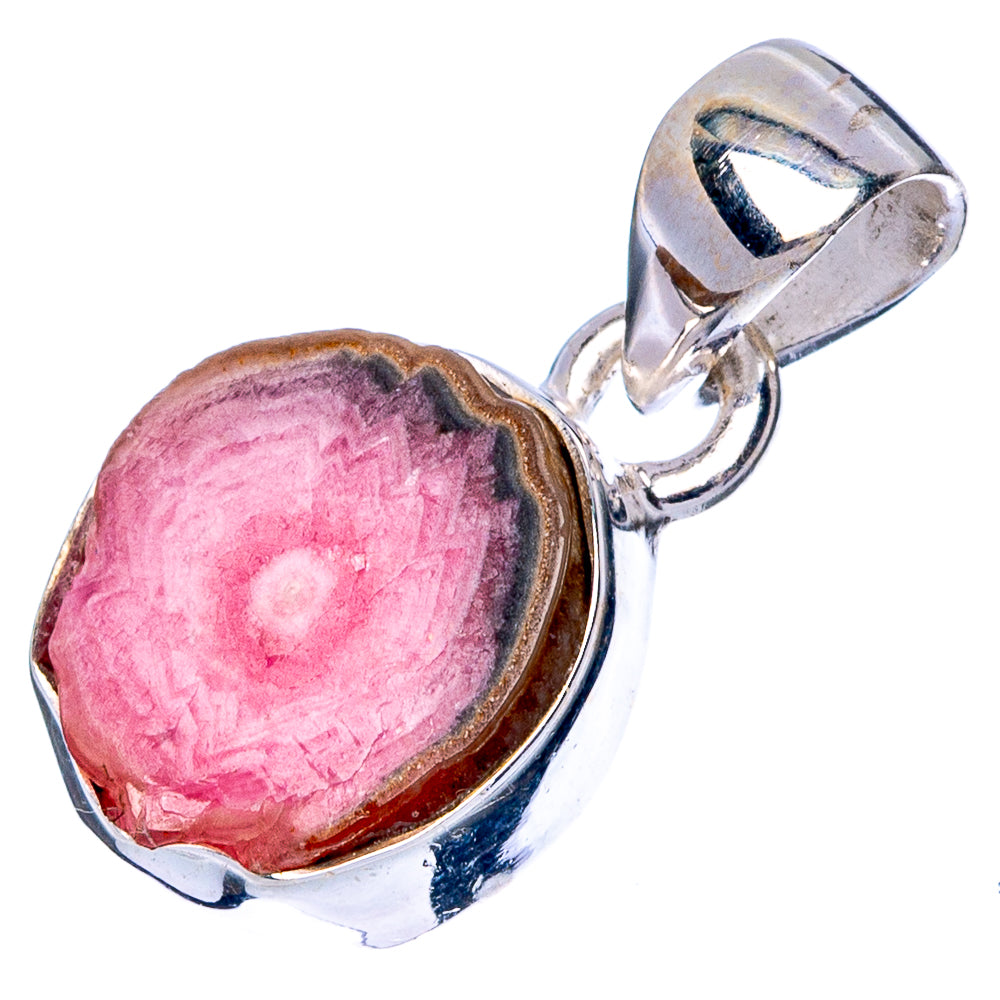 Rare Rhodochrosite Stalactite Pendant 7/8" (925 Sterling Silver) P42976