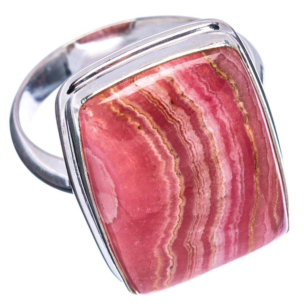 Rhodochrosite Ring Size 9.75 (.925 Sterling Silver)