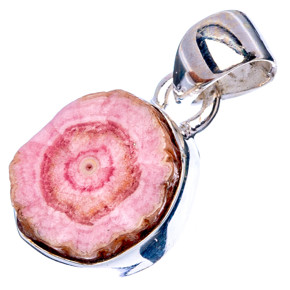 Rare Rhodochrosite Stalactite Pendant 7/8" (925 Sterling Silver) P42967