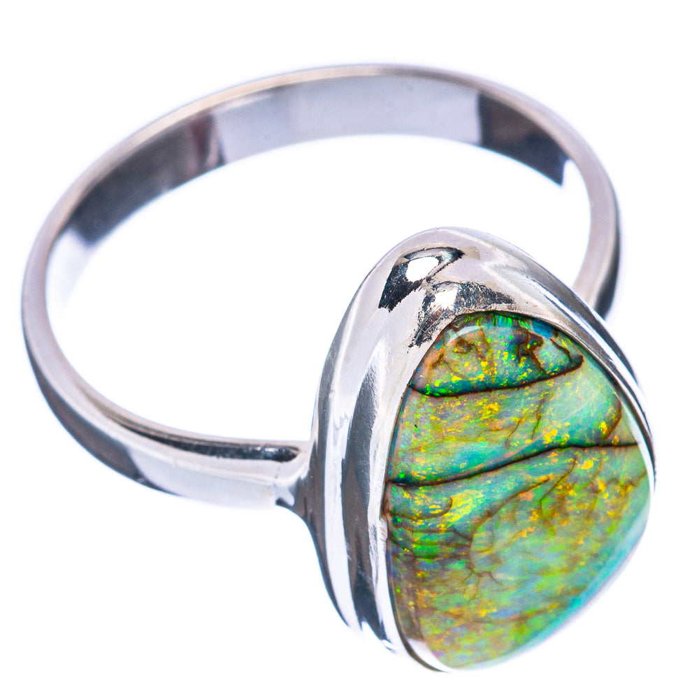 Rare Sterling Opal Ring Size 9.25 (925 Sterling Silver) R2840