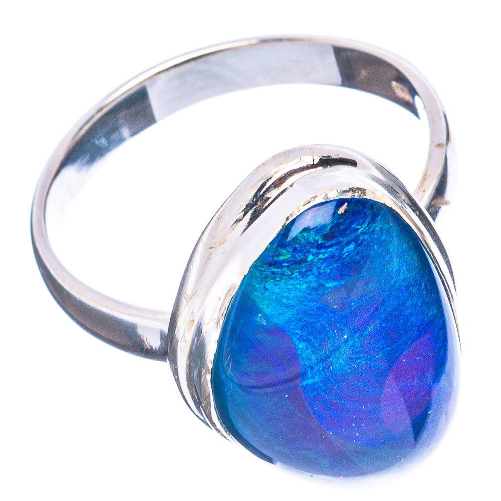 Rare Triplet Opal Ring Size 8.75 (.925 Sterling Silver)