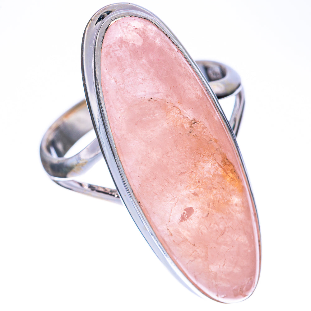 Rare Morganite Ring Size 8.5 (925 Sterling Silver) R2049