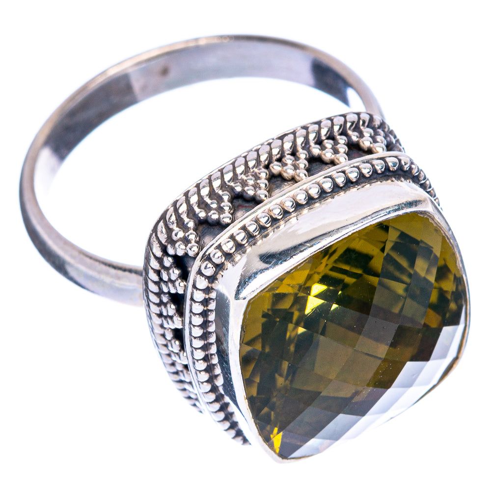 Faceted Citrine Ring Size 10 (925 Sterling Silver) R144469