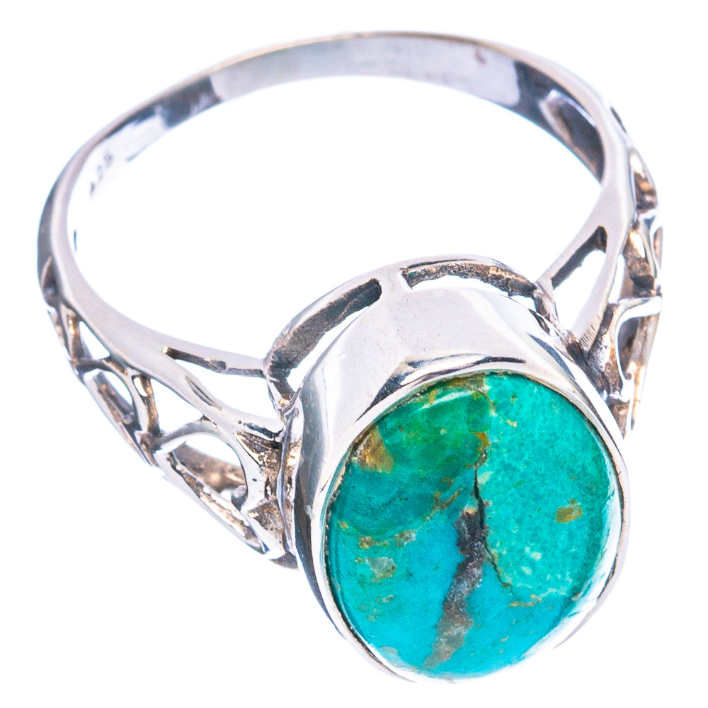 Rare Arizona Turquoise Ring Size 7.5 (925 Sterling Silver) R4780