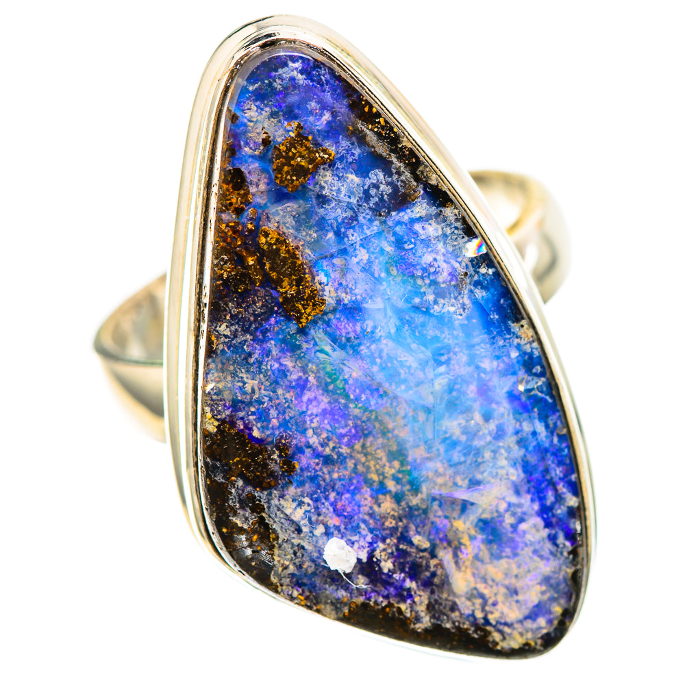 Boulder Opal Ring Size 6.5 (925 Sterling Silver) RING136436