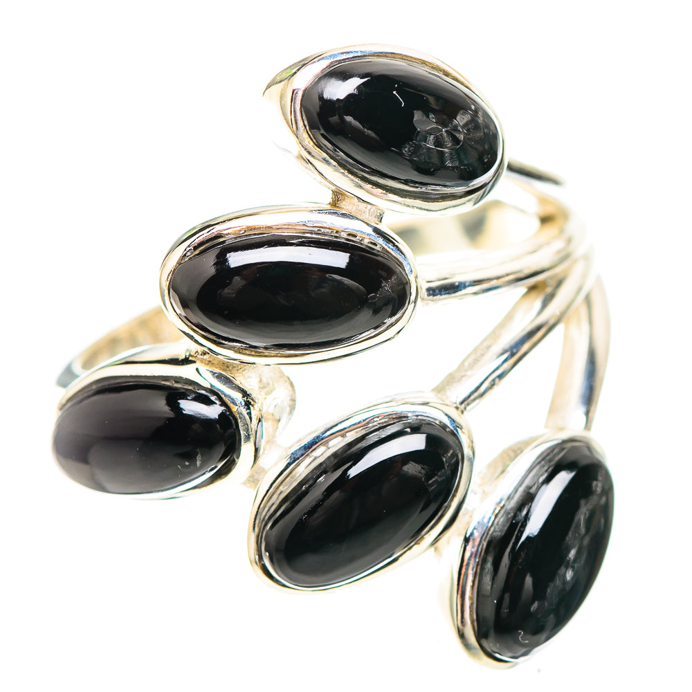Black Onyx Ring Size 7.5 (925 Sterling Silver) RING137045