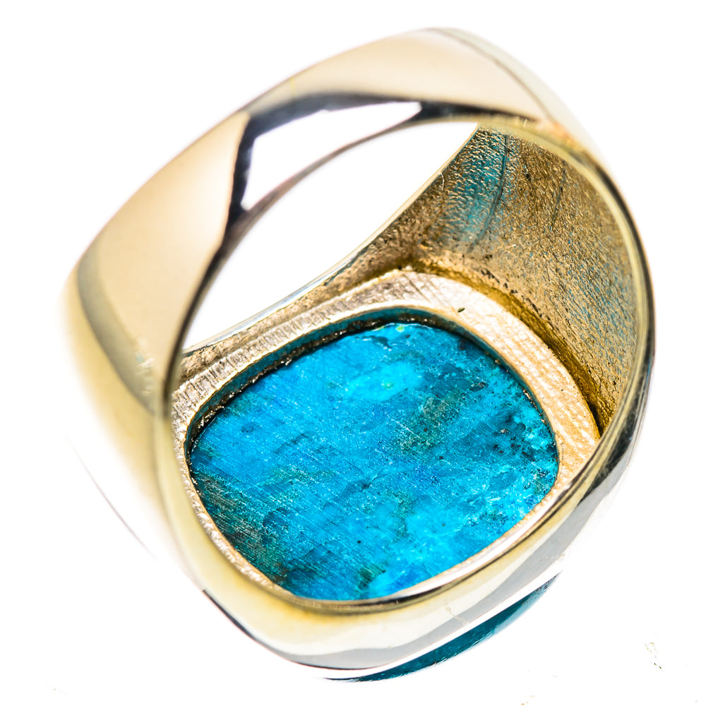 Anasilvercos Chrysocolla Ring Size 7.5 (925 Sterling Silver)