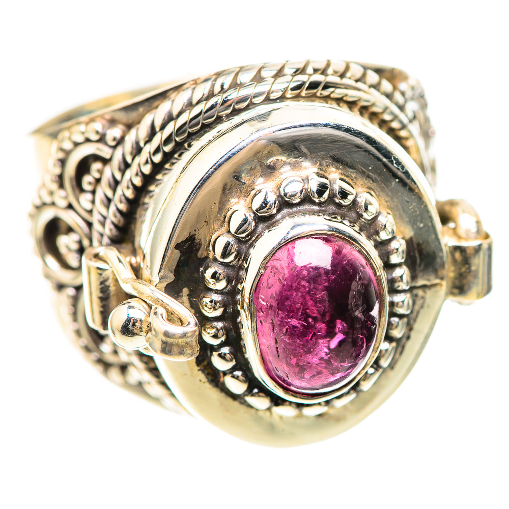 Poison Pink Tourmaline Ring Size 7 (925 Sterling Silver) RING136319