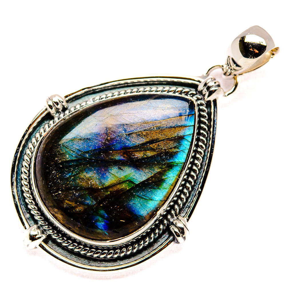 Labradorite Pendant 2" (925 Sterling Silver) PD36332