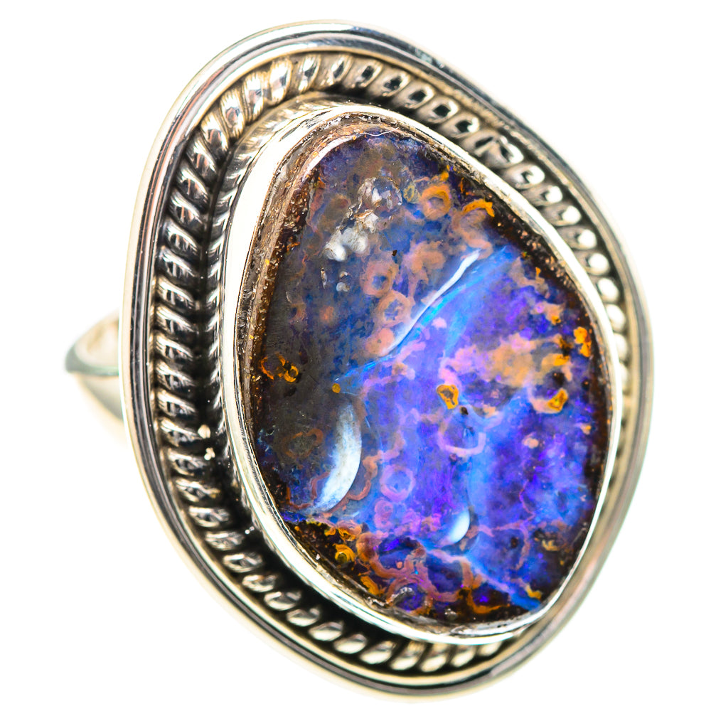 Boulder Opal Ring Size 5.5 (925 Sterling Silver) RING136697