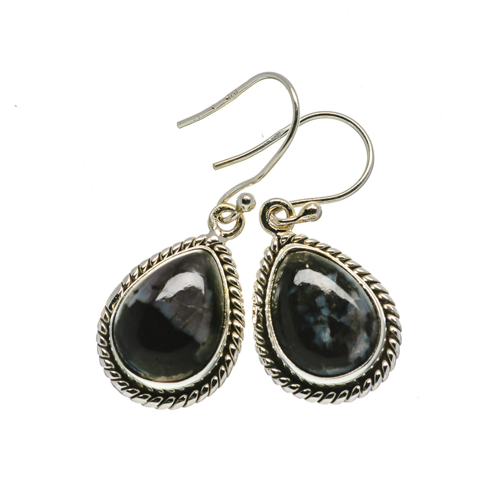Gabbro Stone Earrings handcrafted by Anasilvercos - EARR393638