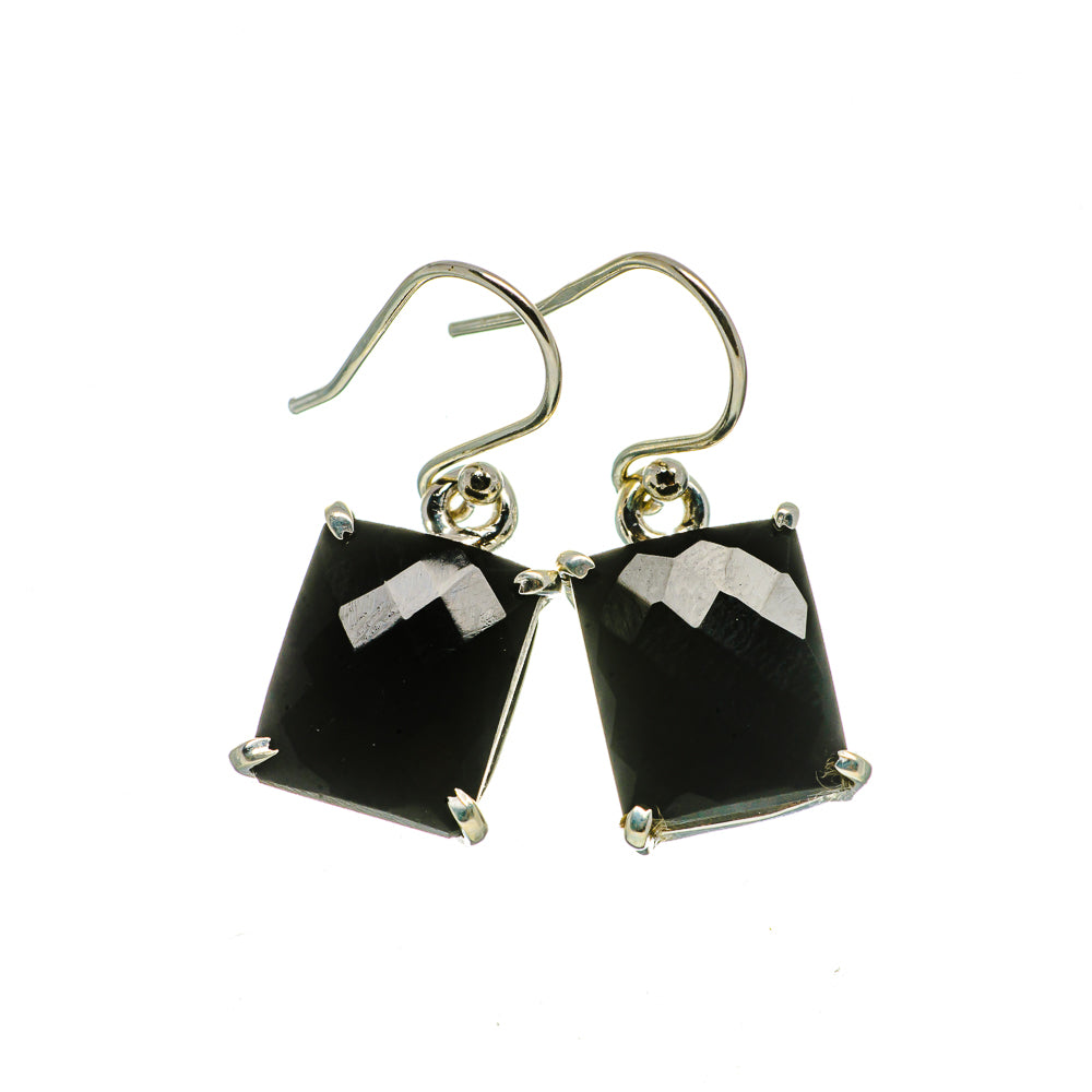 Black Onyx Earrings handcrafted by Anasilvercos - EARR405787
